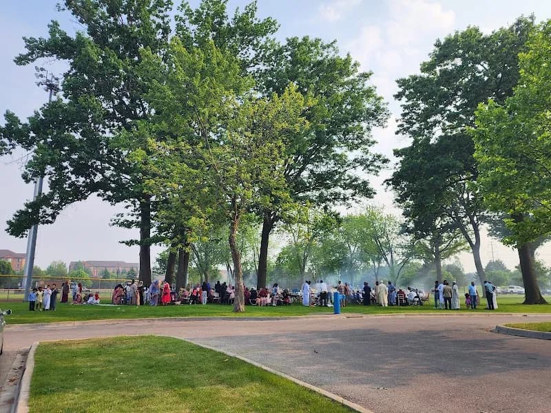 View of Ford Woods Park in Dearborn, MI