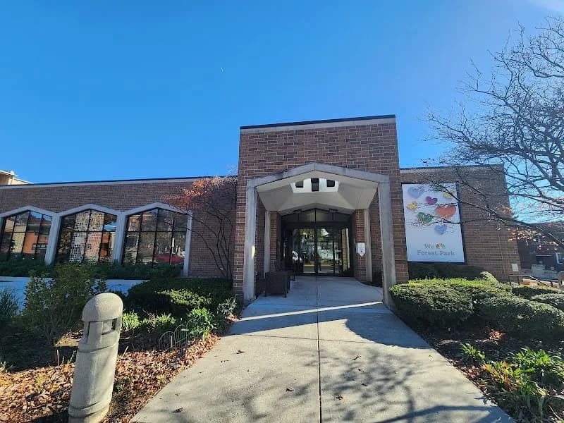 View of Forest Park Public Library in Forest Park, AL