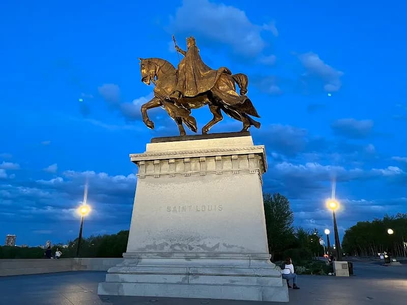 View of Forest Park in St. Louis, MO