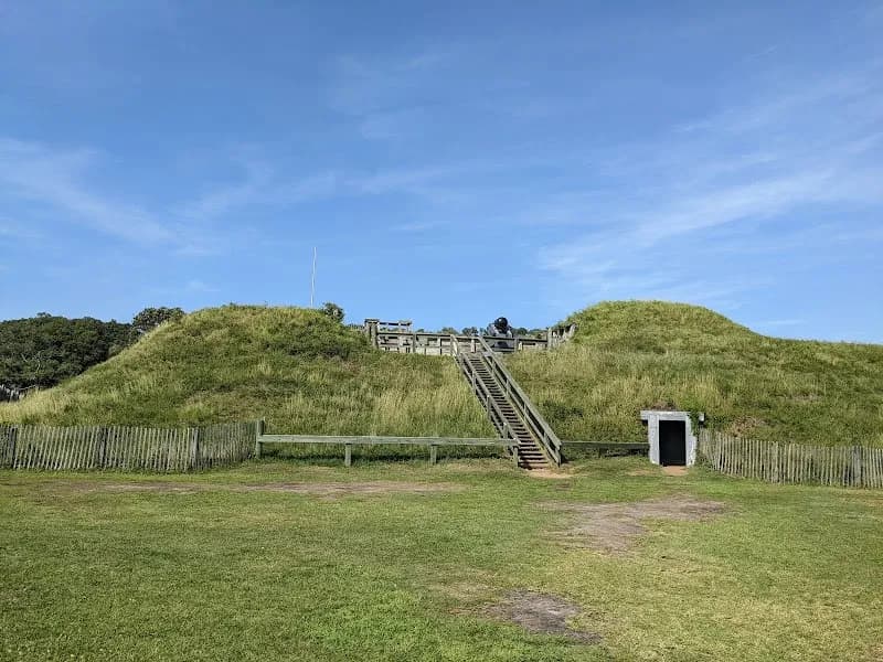 View of Fort Fisher State Historic Site in Wilmington, NC