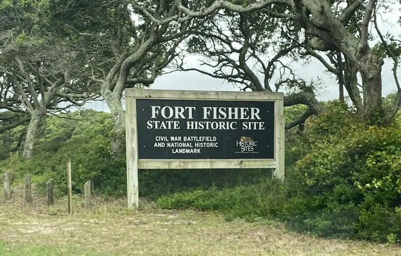 View of Fort Fisher State Historic Site in Wilmington, NC