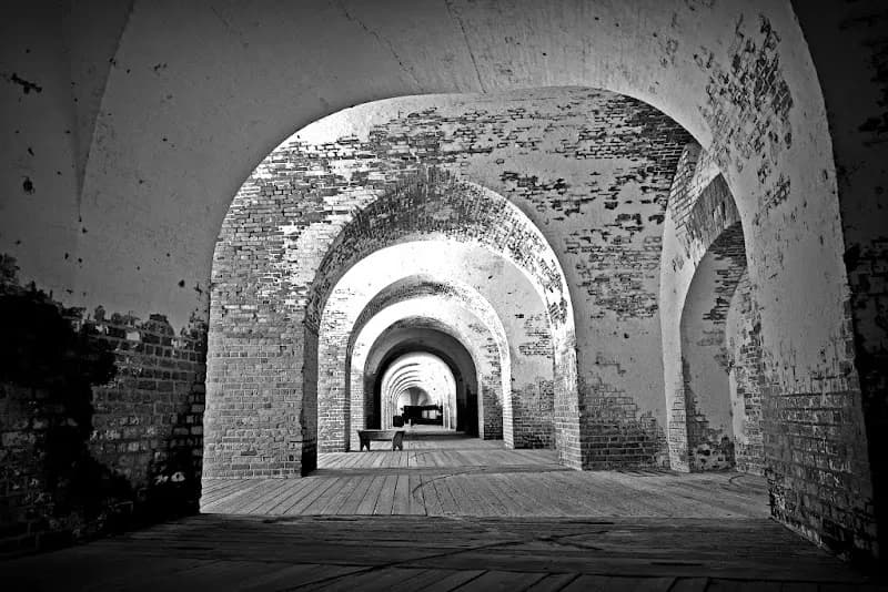 View of Fort Pulaski National Monument in Savannah, GA