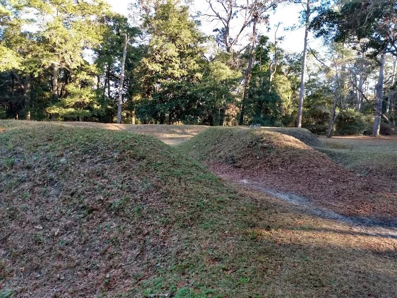 View of Fort Raleigh National Historic Site in Roanoke, AL
