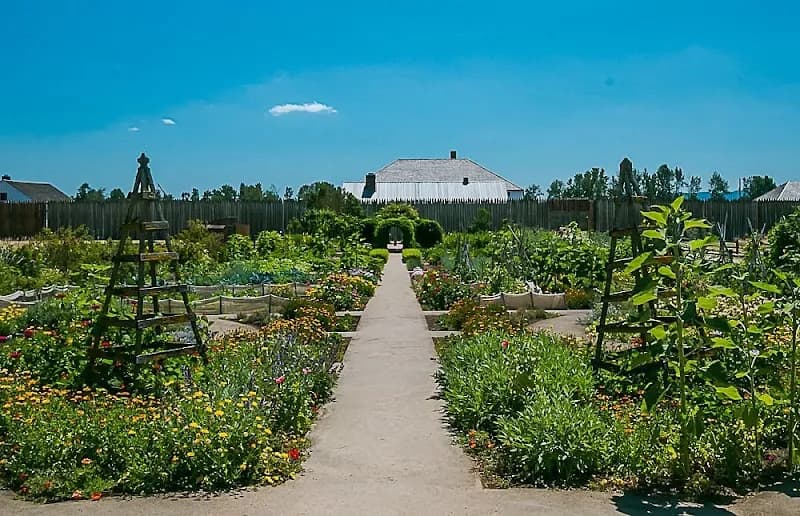 View of Fort Vancouver National Historic Site in Vancouver, WA