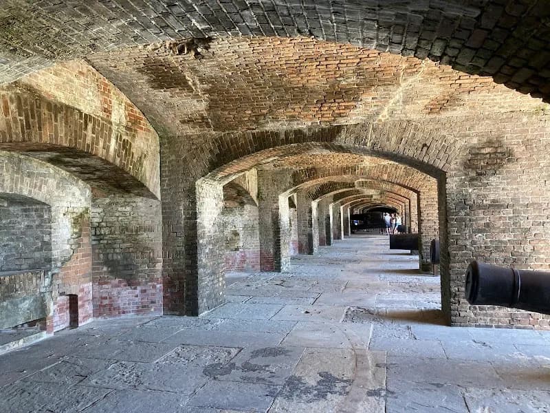 View of Fort Zachary Taylor Historic State Park Beach in Key West, FL