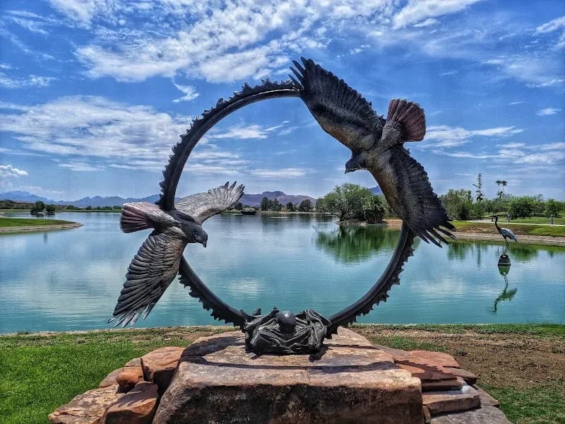 View of Fountain Park in Fountain Hills, AZ