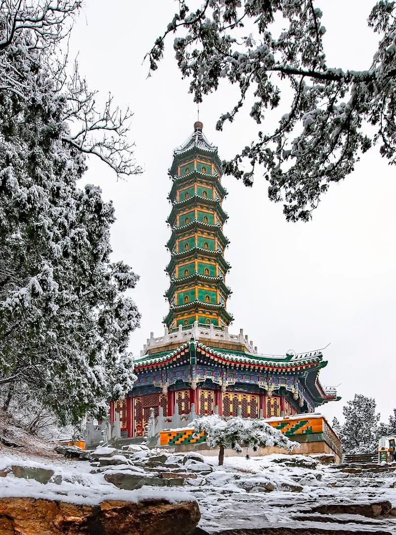 Fragrant Hills Park (香山公园) park in Haidian District, Beijing