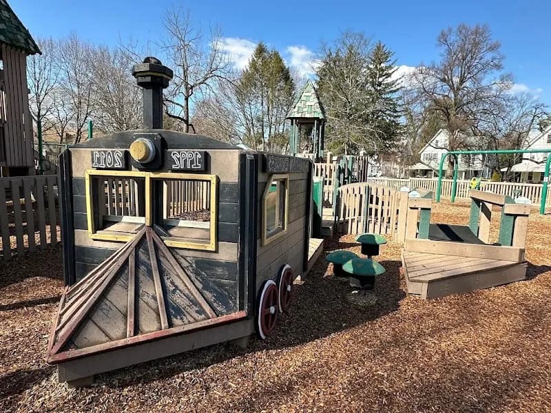 View of Frank Fullerton Memorial Park in Moorestown, NJ
