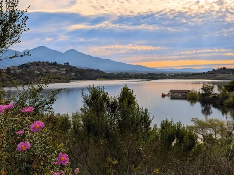 View of Frank G. Bonelli Regional Park in City of Industry, CA