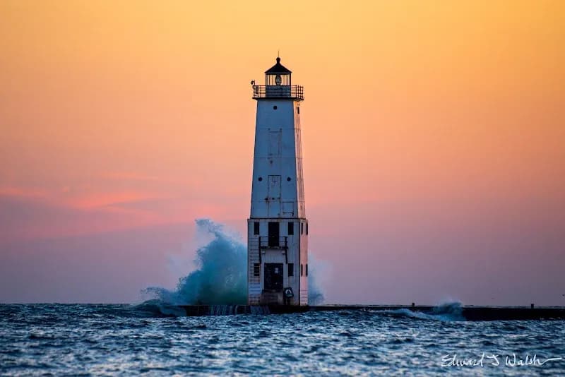 Frankfort Public Beach And Playground park in Frankfort, MI