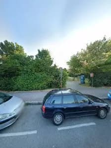 View of Franz Polly Park in Leopoldau, VIE