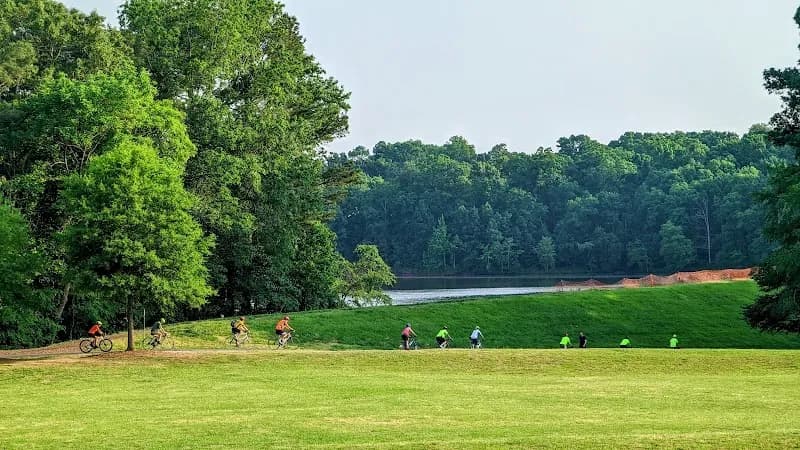 View of Fred G. Bond Metro Park in Cary, NC