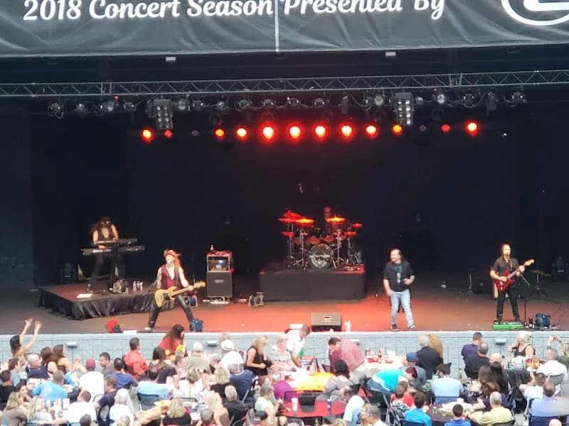 View of Frederick Brown Jr Amphitheater in Peachtree City, GA