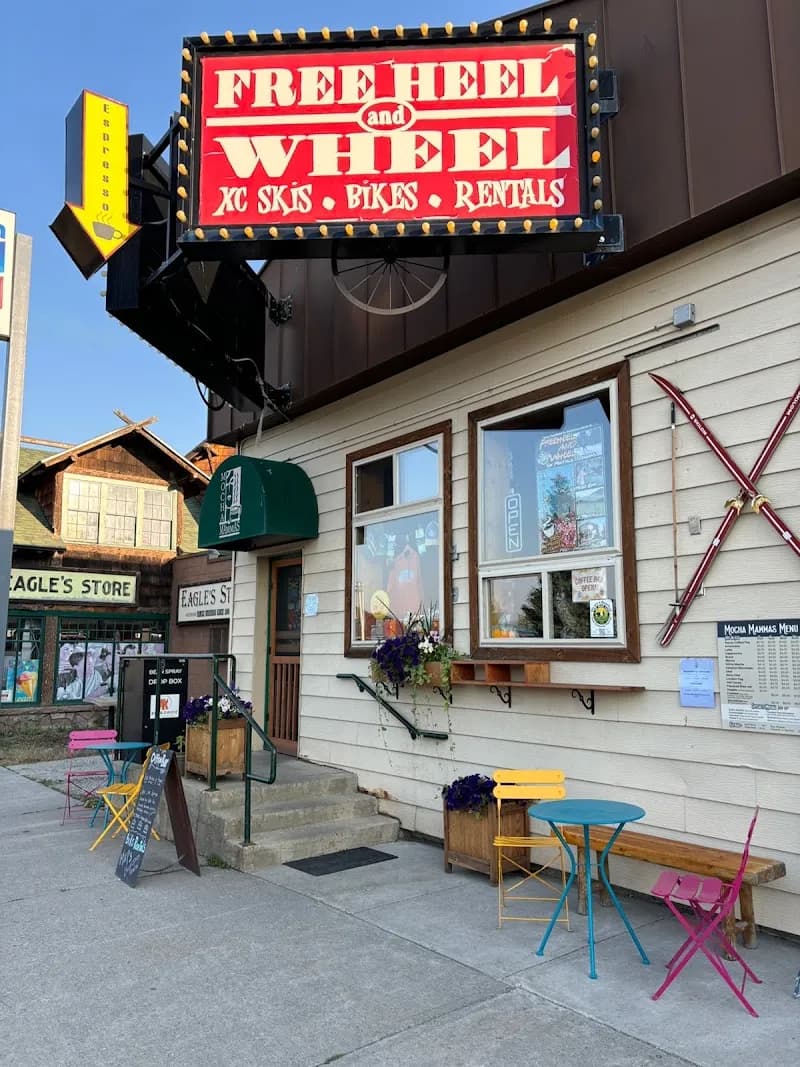 View of Freeheel and Wheel in West Yellowstone, MT