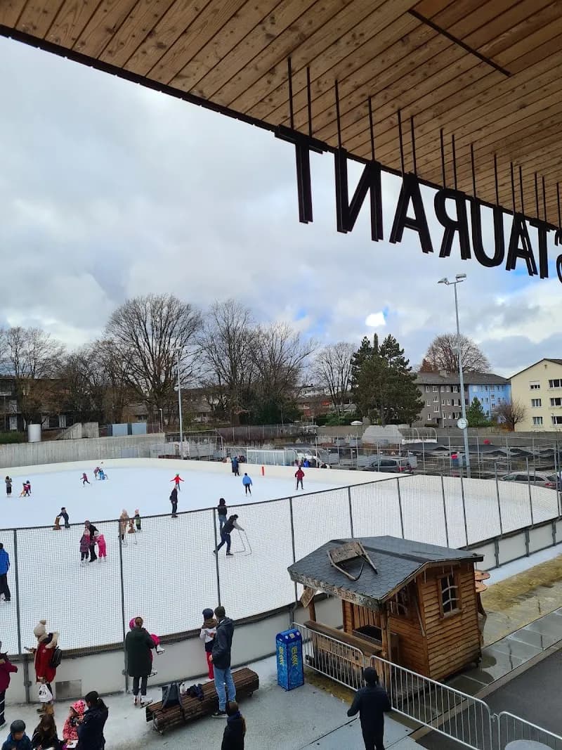 View of Freibad Heuried in Wiedikon, ZH