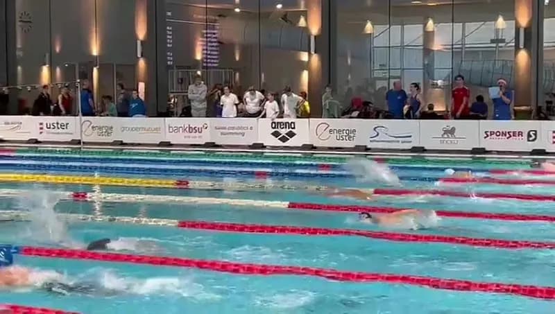 View of Freibad Uster in Uster, ZH