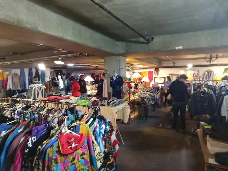 View of Fremont Sunday Street Market in Fremont, WA