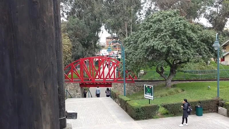 View of Friendship Park in Chorrillos, Lima