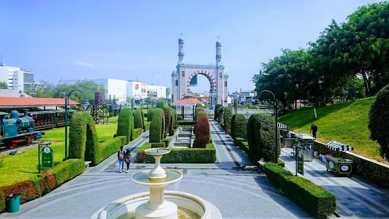 View of Friendship Park in Chorrillos, Lima
