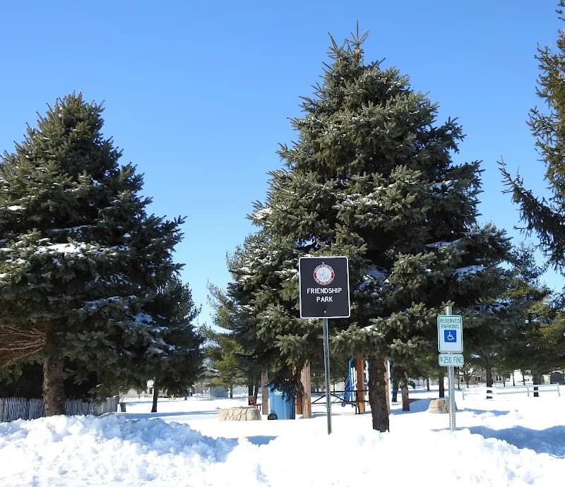 View of Friendship Park in Hudson, IL