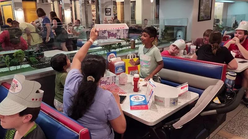 View of Fritz's Railroad Restaurant in Kansas City, MO