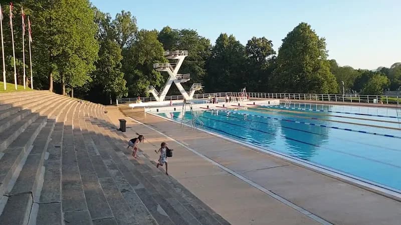 View of Frognerbadet in Frogner, Oslo