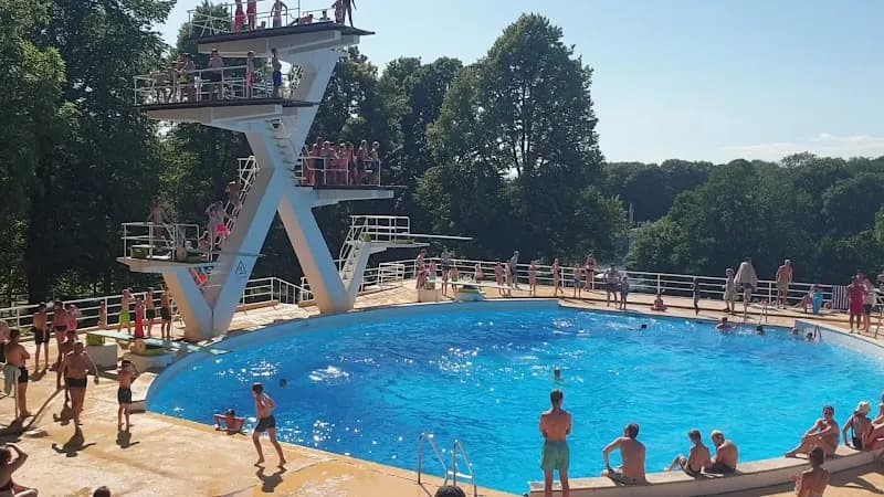 View of Frognerbadet in Frogner, Oslo