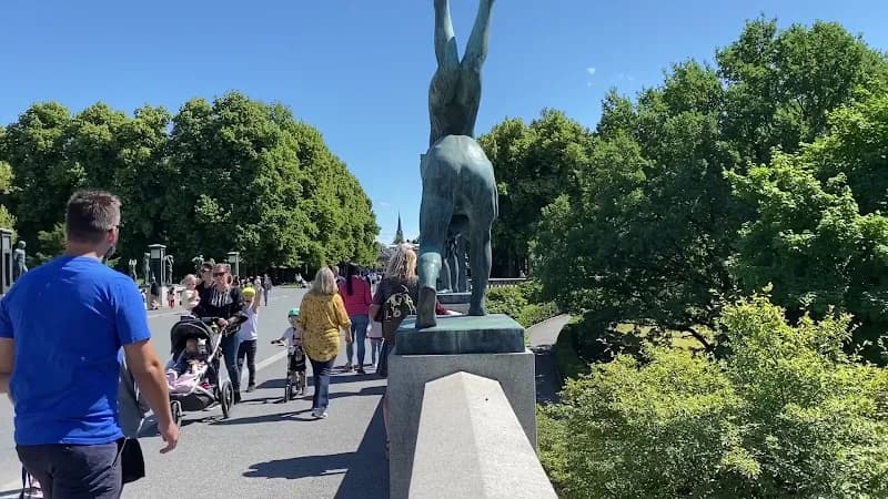 View of Frognerparken in Oslo, OSL