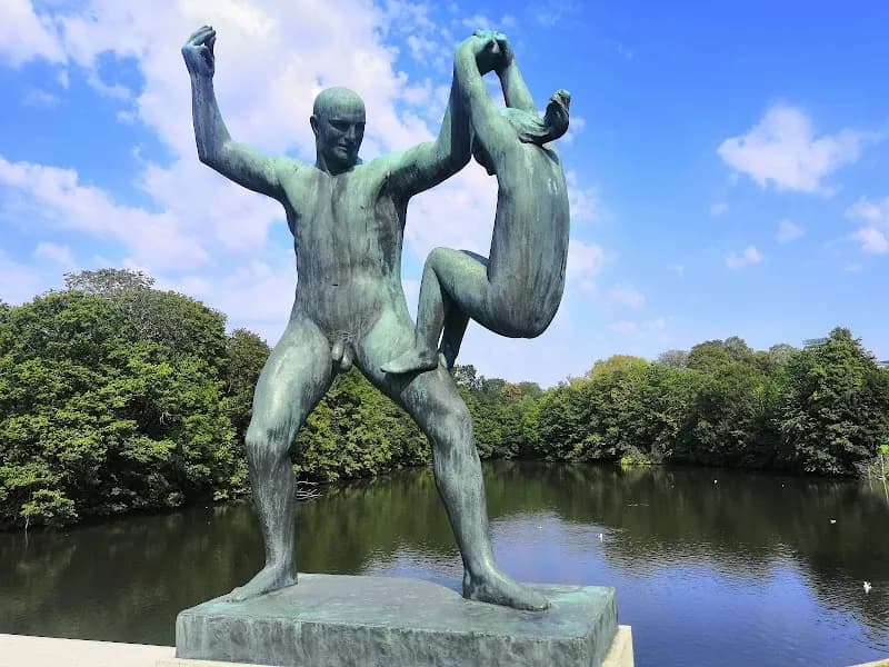 View of Frognerparken in Oslo, OSL