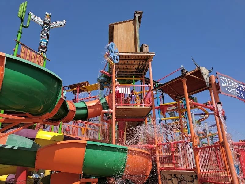 View of Frontier City in Oklahoma City, OK