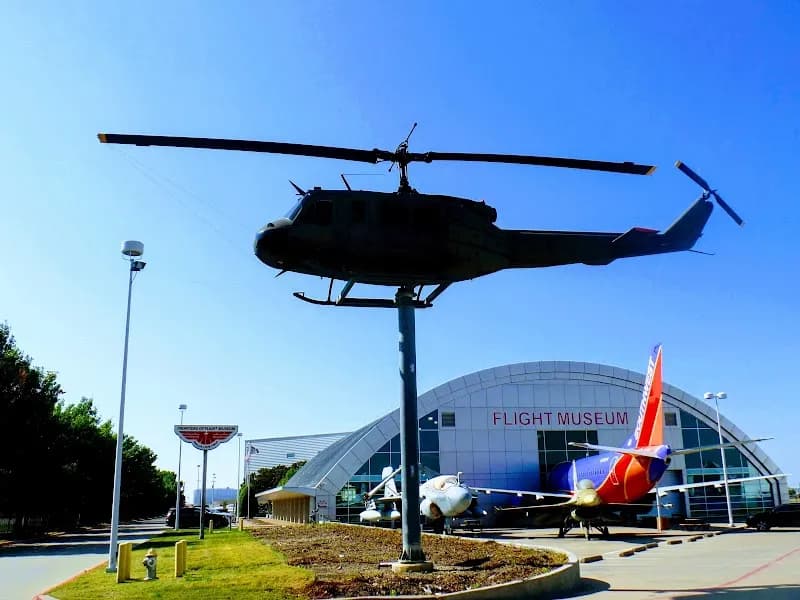 View of Frontiers of Flight Museum in Dallas, TX