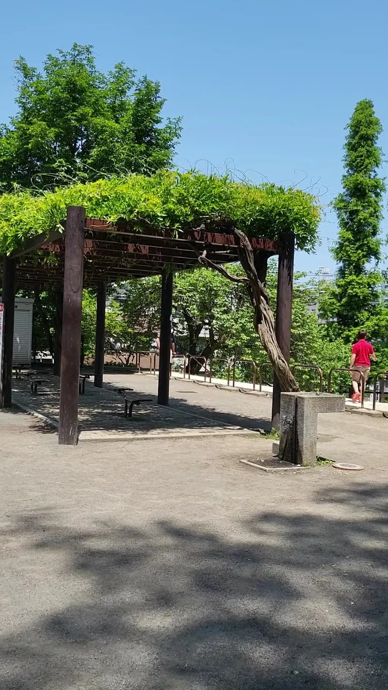 View of Fudomae Park in Meguro, Tokyo
