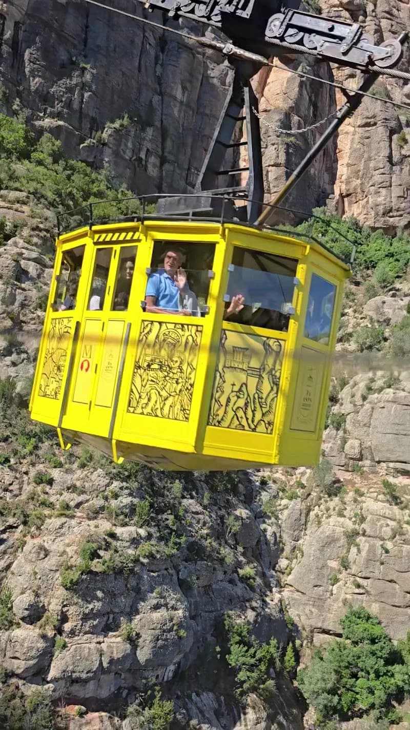 View of Funicular Aeri de Montserrat in Montserrat, CT