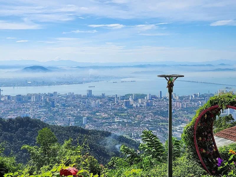 View of Funicular Service Penang Hill in Penang, PG