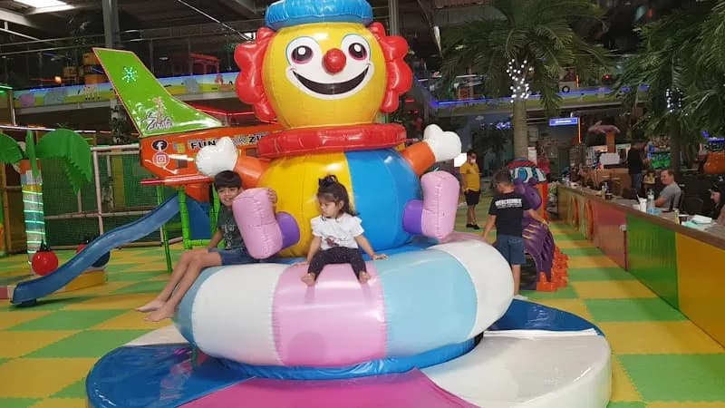 View of Funpark Giraffe in Prague, PRG