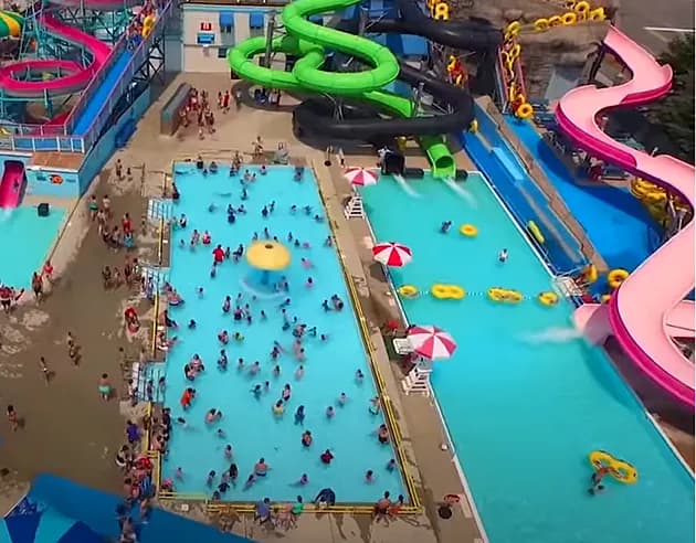 View of Funtown Splashtown USA in Portland ME, ME