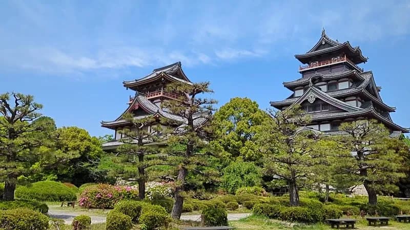 View of Fushimi-Momoyama-jō Castle in Fushimi, KYO