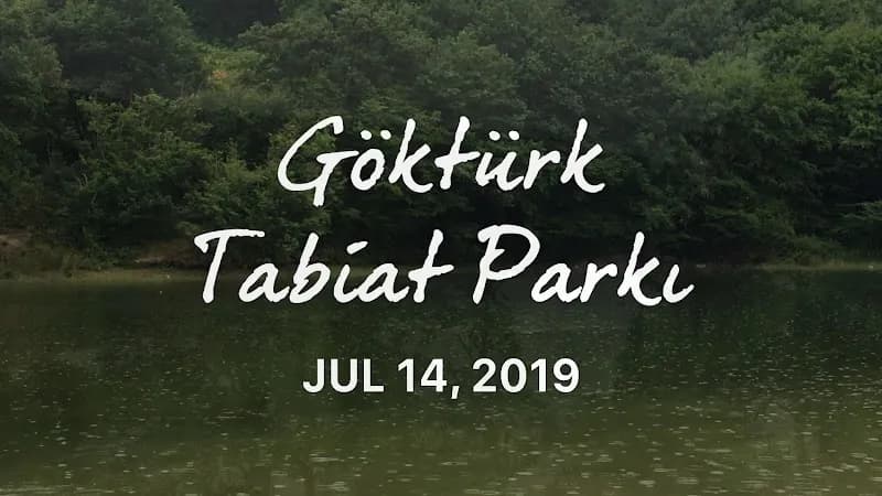 View of Göktürk Ponds National Park in Maslak, Istanbul