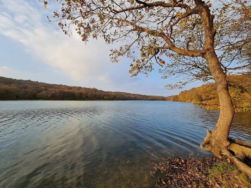 View of Göktürk Ponds National Park in Maslak, Istanbul