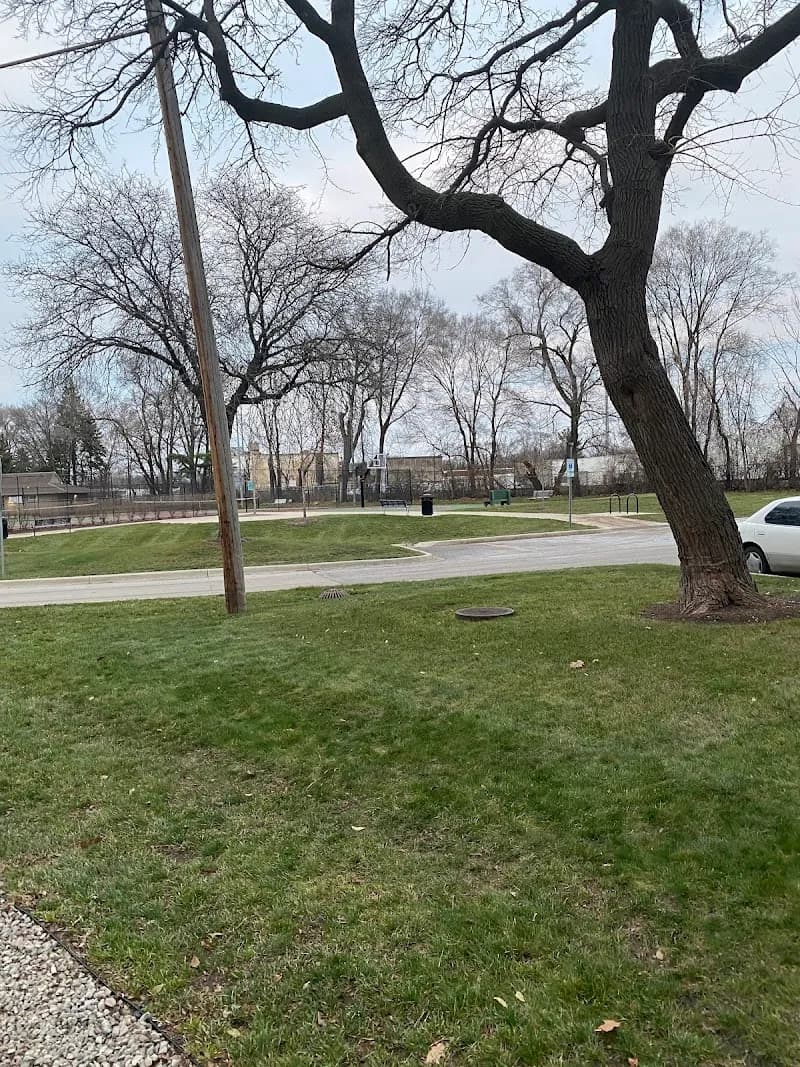 View of Gainsboro Park/Victory Park in Royal Oak, MI