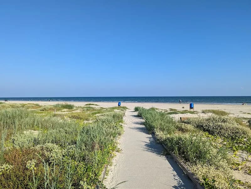 View of Galveston Island State Park in Galveston, TX