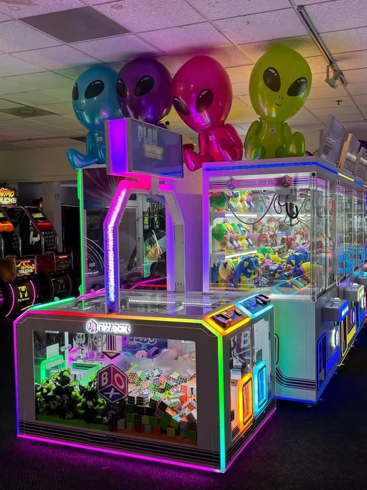 Games Inc. Claw Mania Lafayette video arcade in Lake Charles, LA