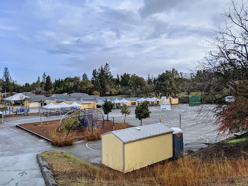 View of Gardner Bullis Elementary School in Los Altos Hills, CA