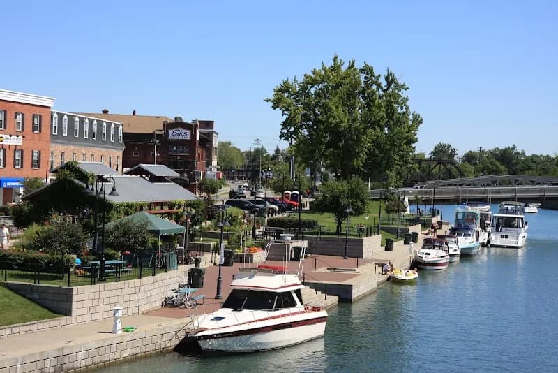 View of Gateway Harbor in North Tonawanda, NY