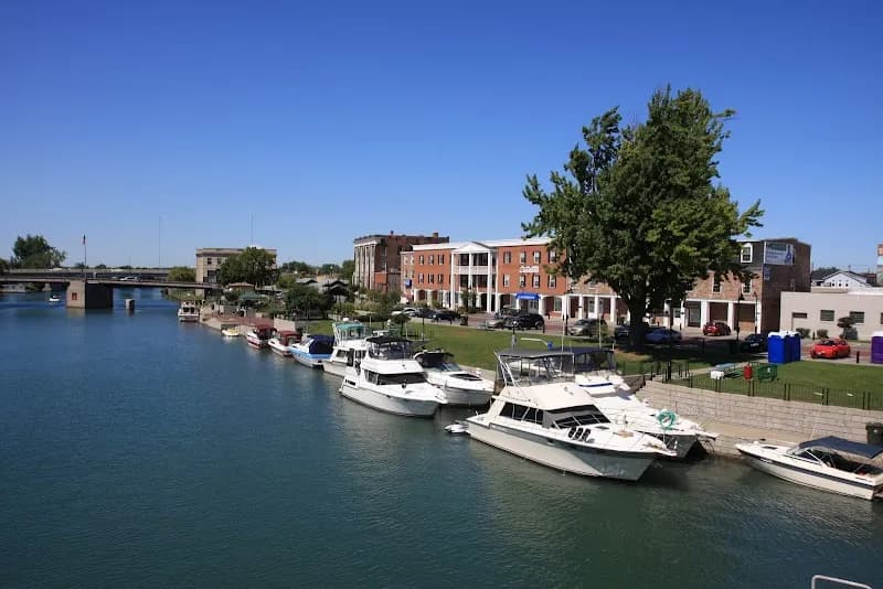 View of Gateway Harbor in North Tonawanda, NY