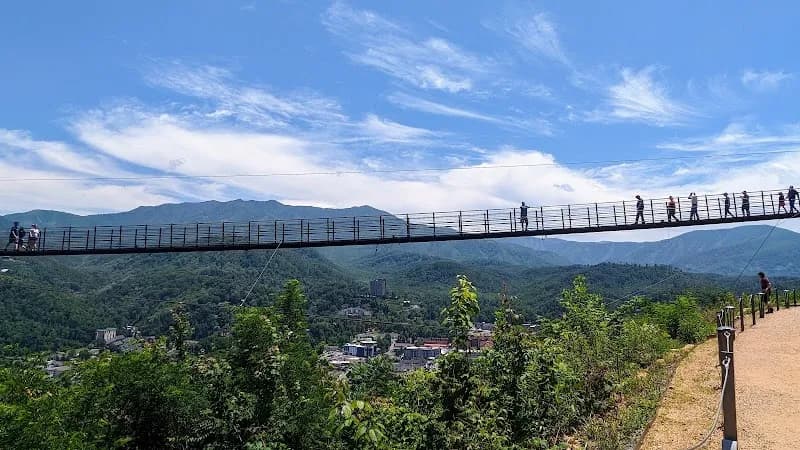 View of Gatlinburg SkyPark in Chattanooga, TN