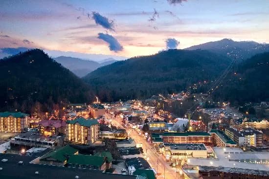 View of Gatlinburg Space Needle in Gatlinburg, TN