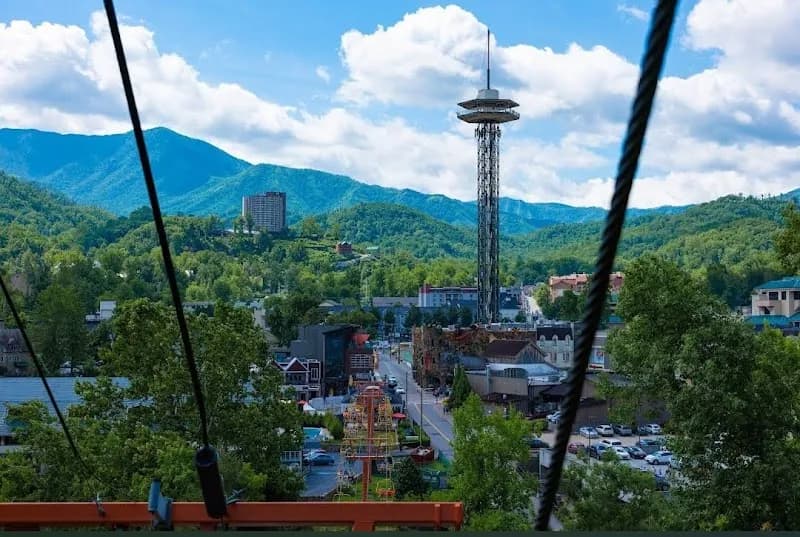 View of Gatlinburg Space Needle in Gatlinburg, TN