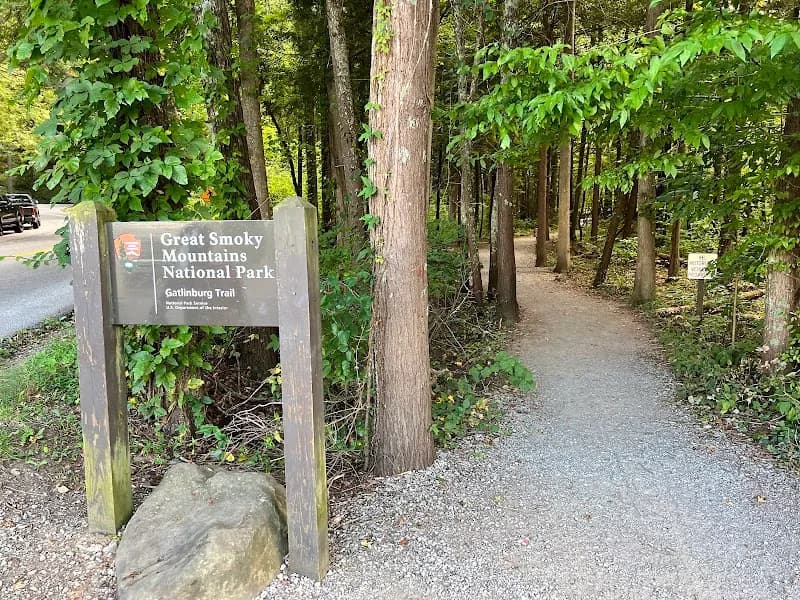 View of Gatlinburg Trail Trailhead in Gatlinburg, TN