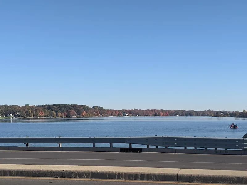 View of Geist Marina in McCordsville, IN
